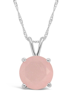 image of Citrine (1-7/8 ct. t.w.) Pendant Necklace in Sterling Silver. Also Available in Sky Blue Topaz, Rose Quartz and Amethyst