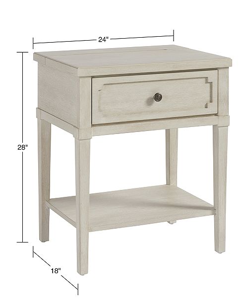 Furniture Serendipity Usb Nightstand Reviews Furniture Macy S