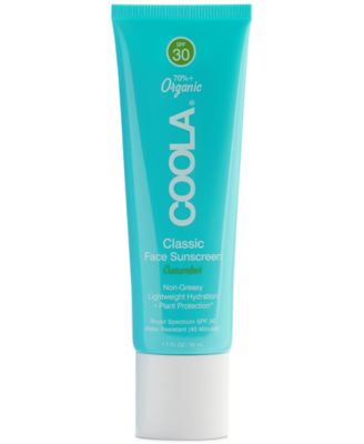 Classic Face Sunscreen Lotion SPF 30 - Cucumber