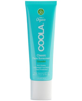 COOLA - Coola Classic Face Organic Sunscreen Lotion SPF 30 - Cucumber