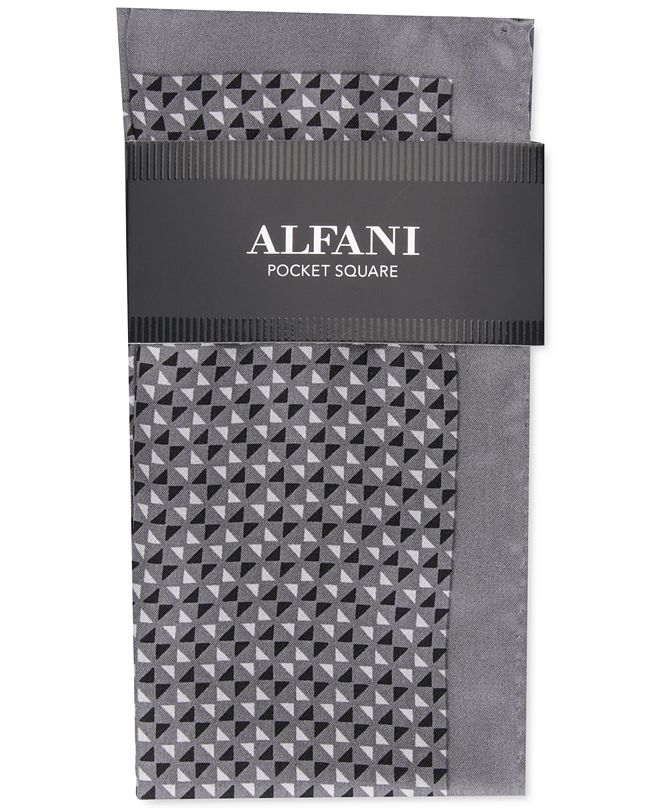 Alfani Men's Geo Silk Pocket Square, Created for Macy's & Reviews