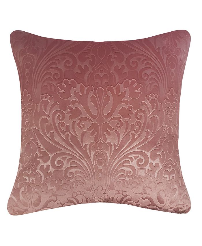 Edie@Home - Embossed Velvet Decorative Pillow