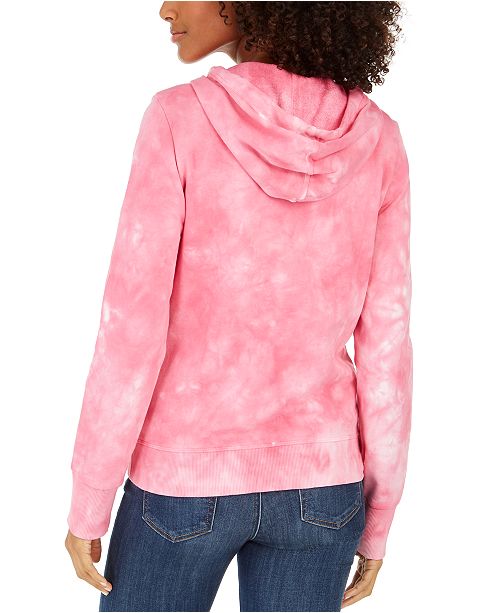Tommy Hilfiger Womens Cotton Dip Dyed T Shirt Pink Size Medium main image 0