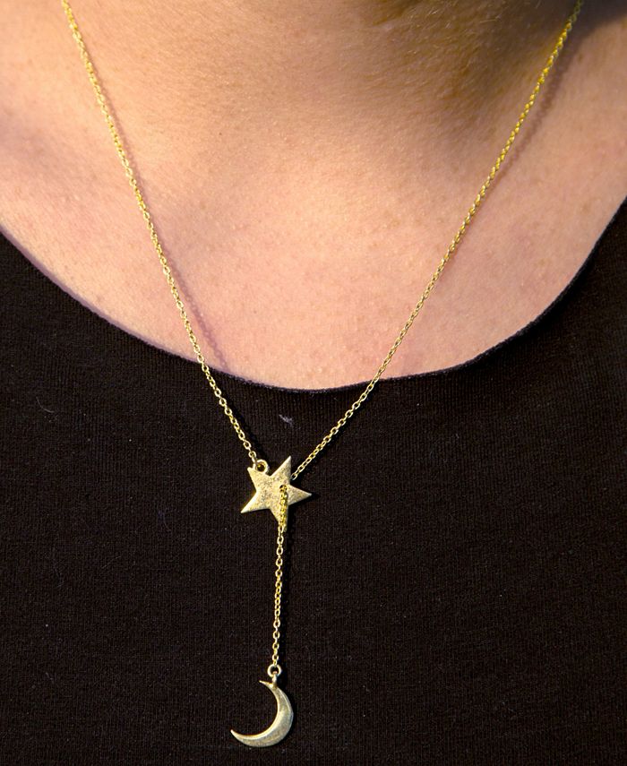 Macy's moon deals and star necklace