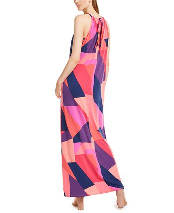 Trina Turk Milian Geo-Print Maxi Dress - Macy's
