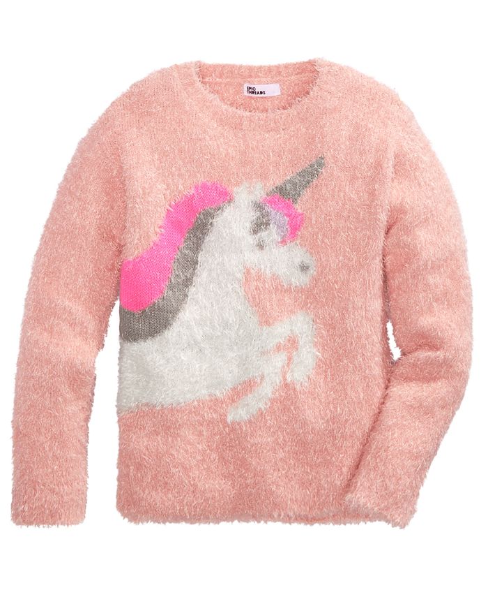 Pink unicorn sweater store