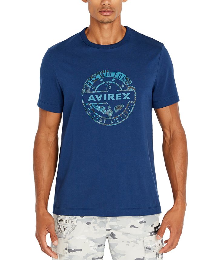 Avirex Men's Globe Print T-Shirt - Macy's