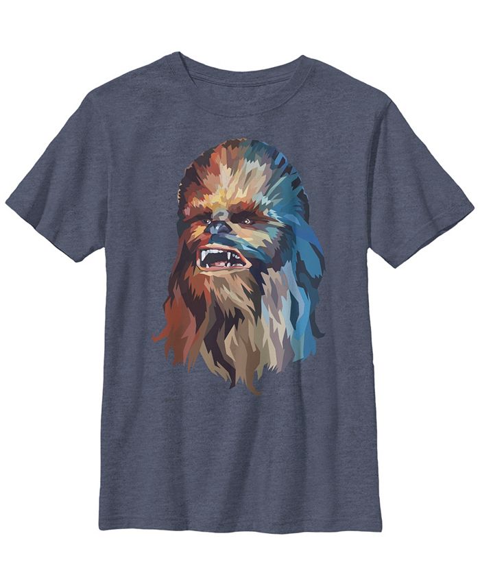 Fifth Sun Star Wars Big Boy's Chewbacca Art Short Sleeve T-Shirt - Macy's
