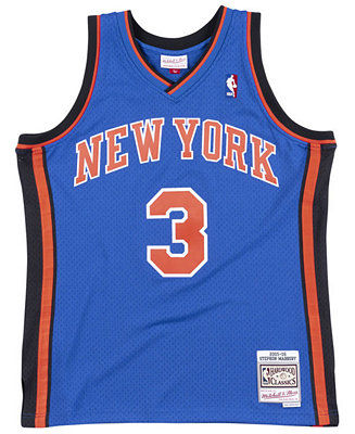 Mitchell & Ness Men's Stephon Marbury New York Knicks Hardwood Classic ...