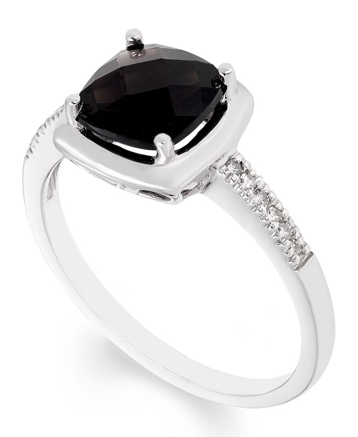 Macy's black onyx ring on sale