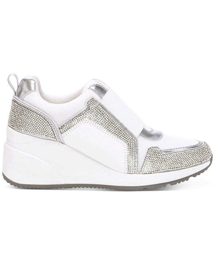 INC International Concepts Women's Heily Stretch Wedge Sneakers, Created for Macy's & Reviews