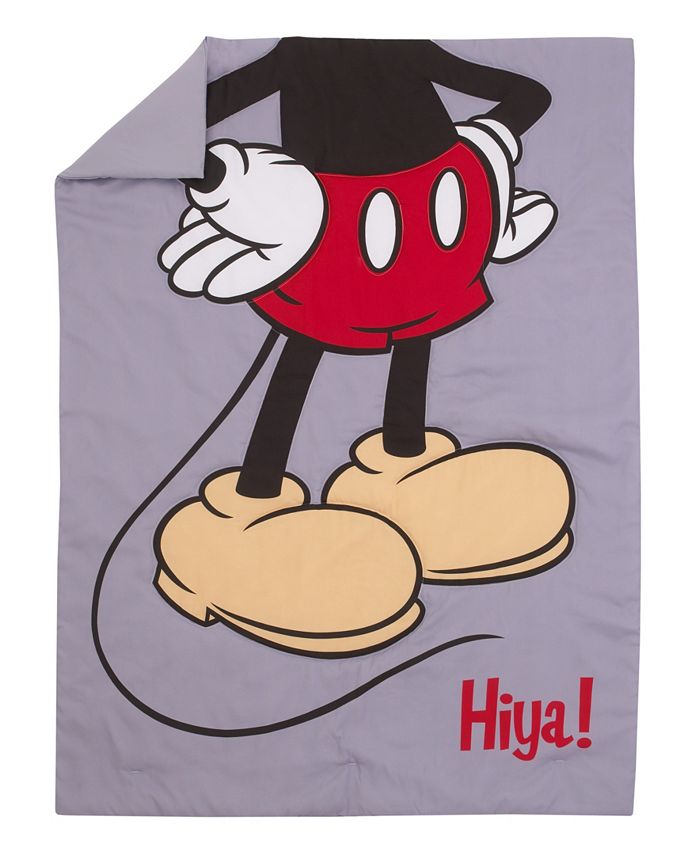 Disney Mickey Mouse 4Piece Toddler Bedding Set Macy's