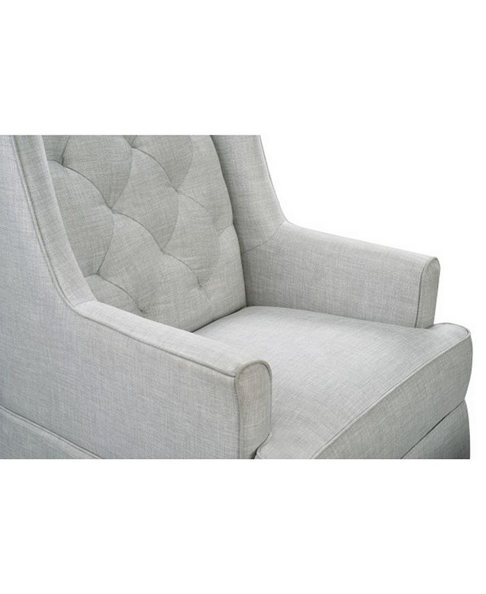 Million Dollar Baby Classic Sadie Swivel Glider With Storage Ottoman Macy's