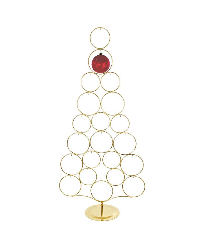 Kurt Adler 42-Inch Gold Metal Tree Rack - Macy's