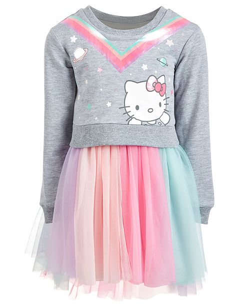 Hello Kitty Little Girls Sweatshirt Tutu Dress Reviews All Girls