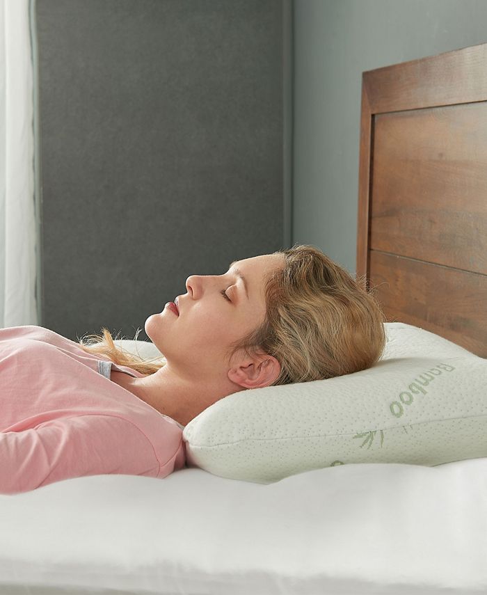 Cheer Collection Latex Pillow, 15.7" x 23.6" Macy's