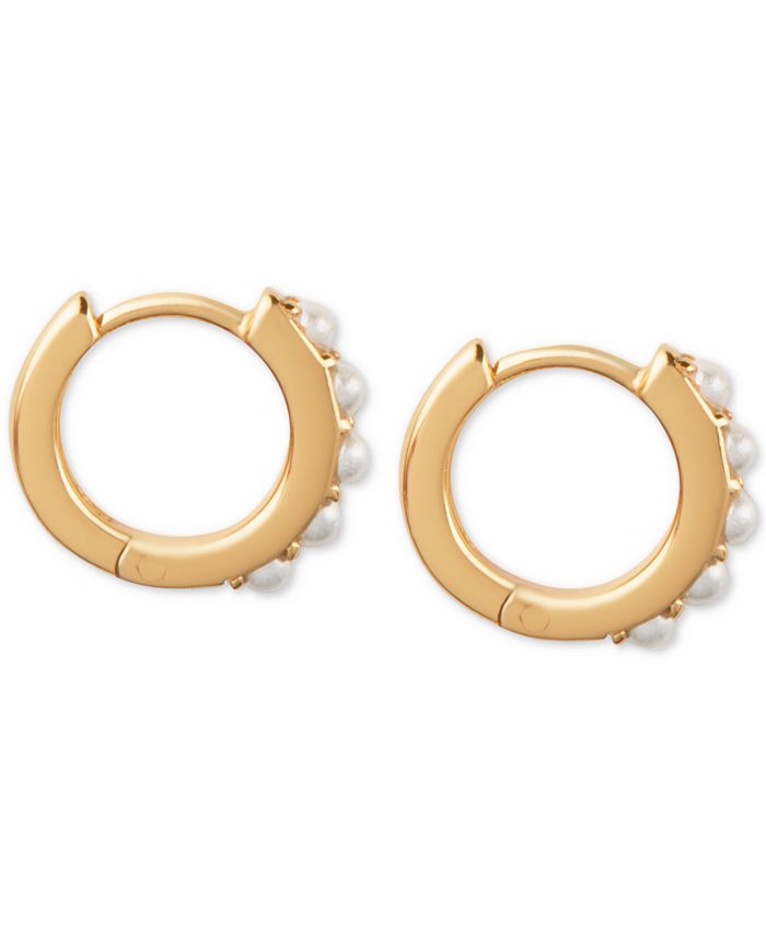Olivia Burton Imitation Pearl Huggie Hoop Earrings & Reviews Earrings Jewelry & Watches Macy's