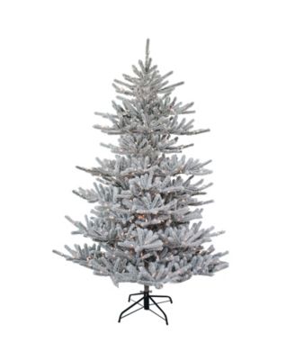 Kurt Adler - 3-Foot Pre-Lit Flocked Pine Tree with Burlap