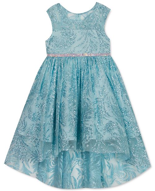Rare Editions Toddler Girls Glitter Mesh High Low Dress Reviews