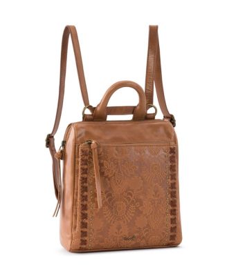 leather backpack handbag