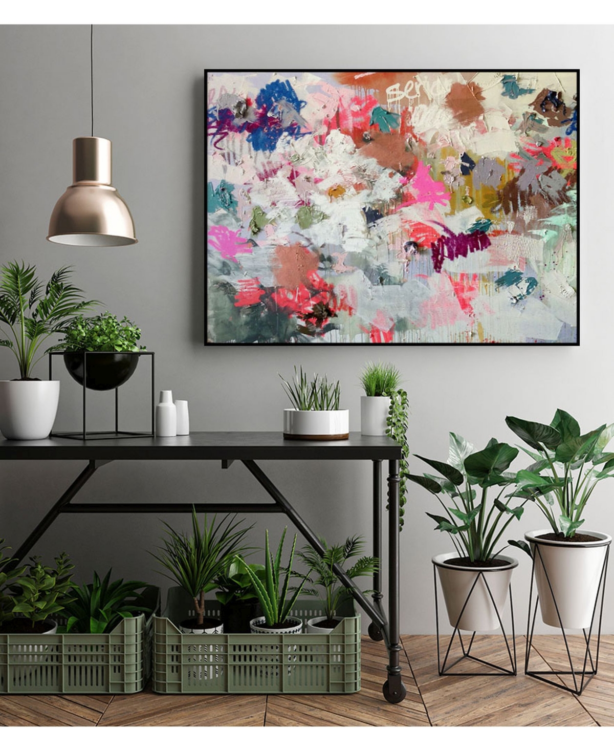 Giant Art 14" x 11" Really I Art Block Framed Canvas