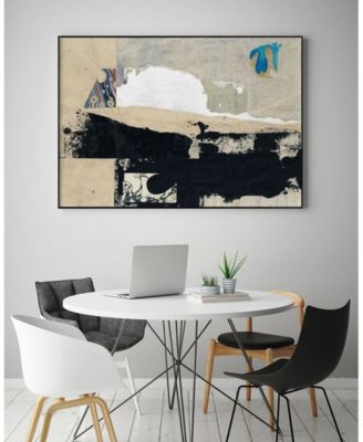 14" x 11" Modern Collage VI Art Block Framed Canvas