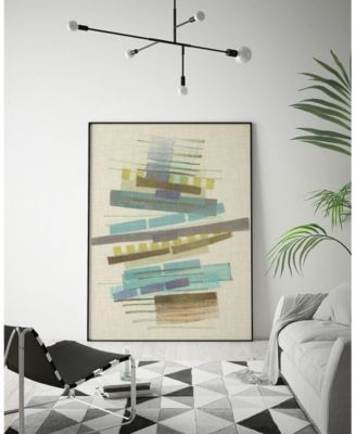 Giant Art 24" x 18" Balancing III Art Block Framed Canvas