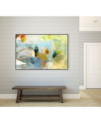 40" x 30" Deviation II Art Block Framed Canvas