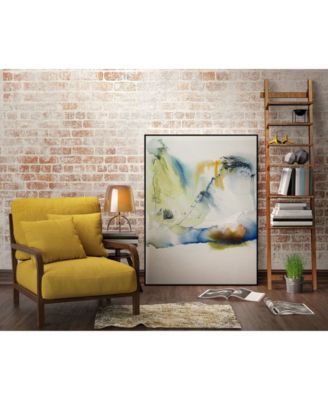 14" x 11" Abstract Terrain I Art Block Framed Canvas