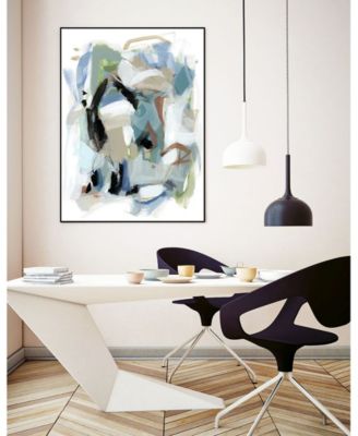 40" x 30" Fall III Art Block Framed Canvas