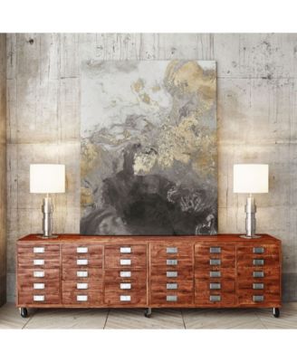 24" x 18" Ocean Splash II Version Museum Mounted Canvas Print