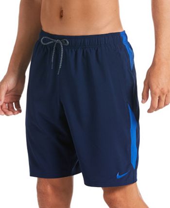 Nike - Men's 6:1 Stripe Breaker Water-Repellent Colorblocked 9" Board Shorts