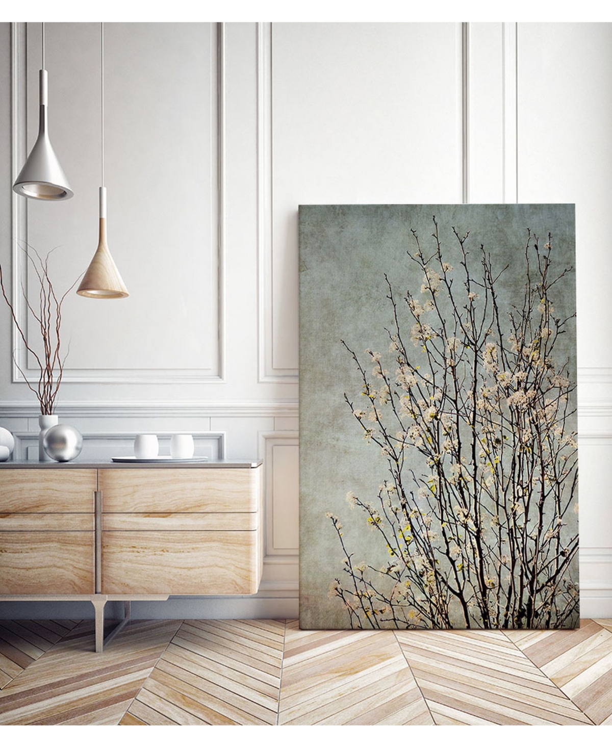 Giant Art 20" x 16" Tree Ii Museum Mounted Canvas Print