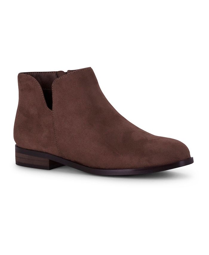 Wanted Dipper Ankle Bootie with V-Cut Detail - Macy's