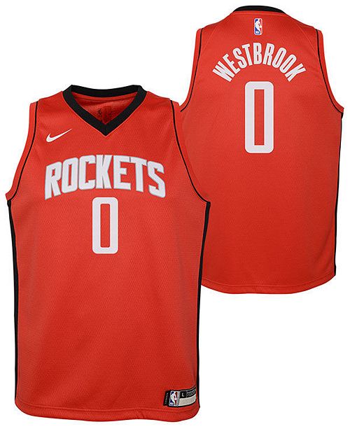 Nike Big Boys Russell Westbrook Houston Rockets Icon Swingman
