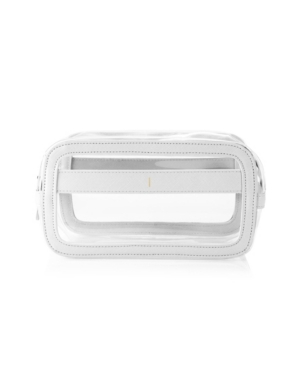 Cathy's Concepts Personalized Large Vegan Leather Travel Cosmetic Case