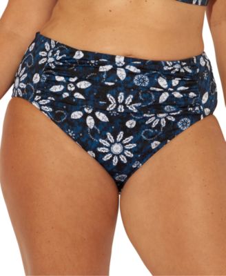 plus size tummy control swim bottoms