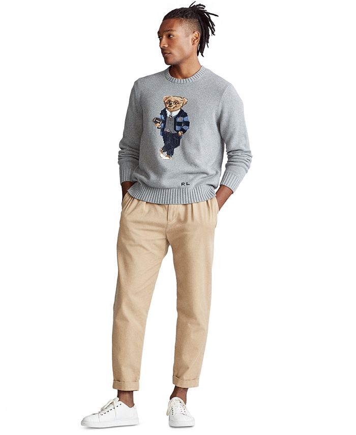 Polo Ralph Lauren Men's Polo Bear Cotton Sweater Macy's