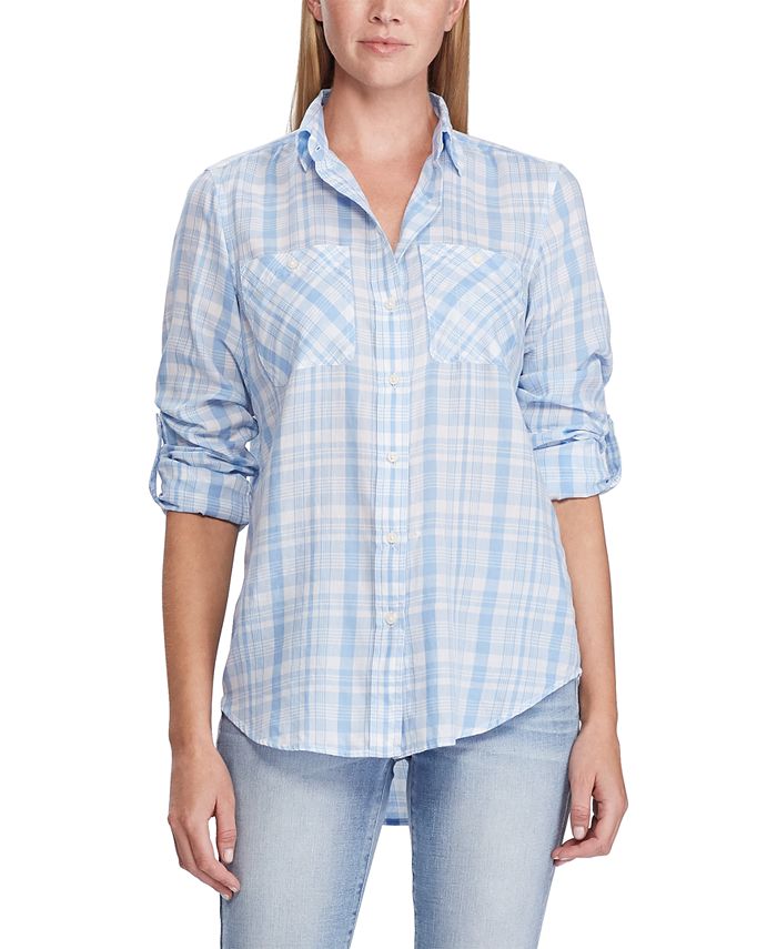Lauren Ralph Lauren RollTab Sleeve Top Macy's