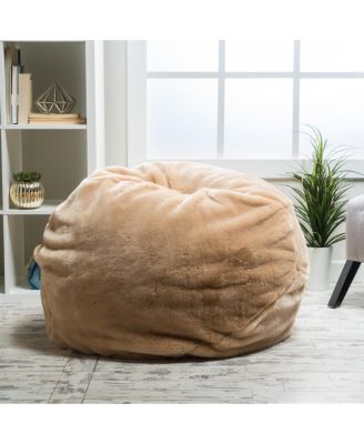 3ft. Faux Fur Bean Bag