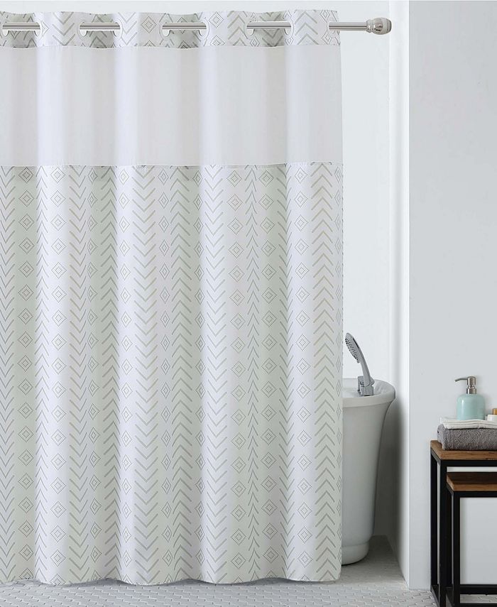 Hookless Tribal Shower Curtain with Peva Liner Macy's