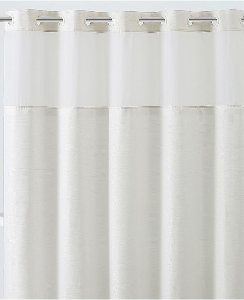 Hookless Silver Lux Shower Curtain With Peva Liner Reviews