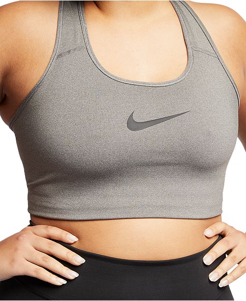 Nike Plus Size DriFIT MediumSupport Sports Bra & Reviews Activewear Plus Sizes Macy's