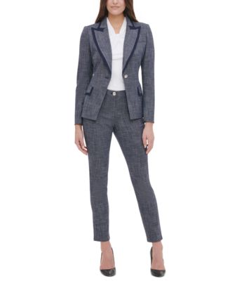 macy's tommy hilfiger women's suits