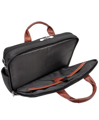 Southport 17" Nylon Dual-Compartment Laptop Tablet Briefcase