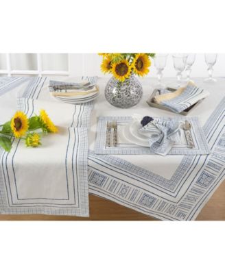 Hand Blocked Mod Print Runner