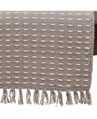 Dashed Woven Long Table Runner