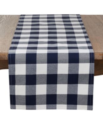 Buffalo Plaid Cotton Blend Table Runner