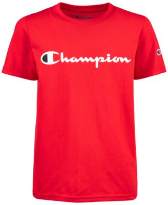 champion red t shirt