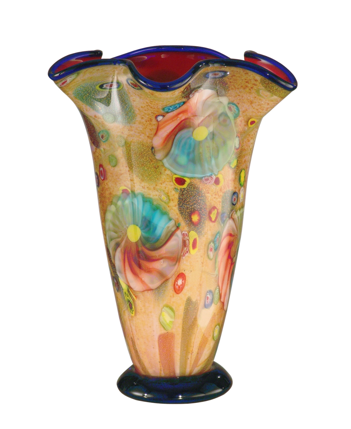 Shop Dale Tiffany Coast Sand Vase In Multi